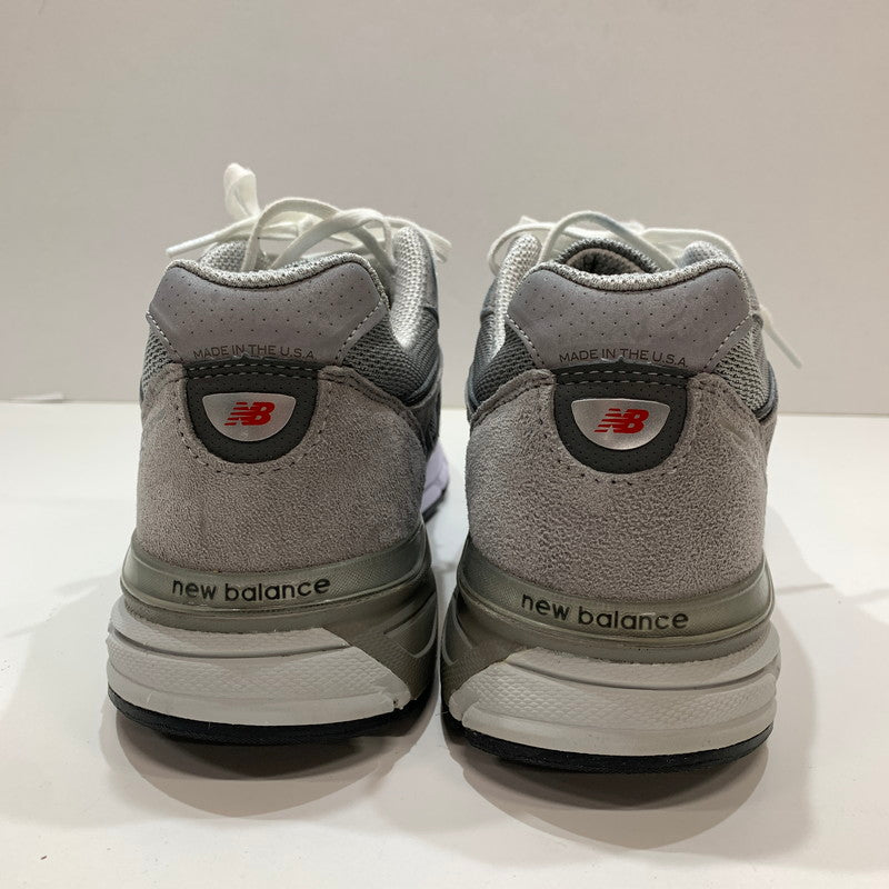 【中古品】【メンズ】 NEW BALANCE ニューバランス U990GR4 スニーカー 靴 162-261030-mh-13-fuzh サイズ：29cm カラー：グレー 万代Net店