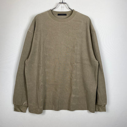 【中古品】【メンズ】 SOPHNET. ソフネット ALBINI ORGANIC PILE CREWNECK L/S TEE SOPH-240041 アルビニ オーガニック パイル クルーネック ロングスリーブTシャツ 長袖トップス 142-261019-ss-06-teih サイズ：L カラー：オリーブ 万代Net店