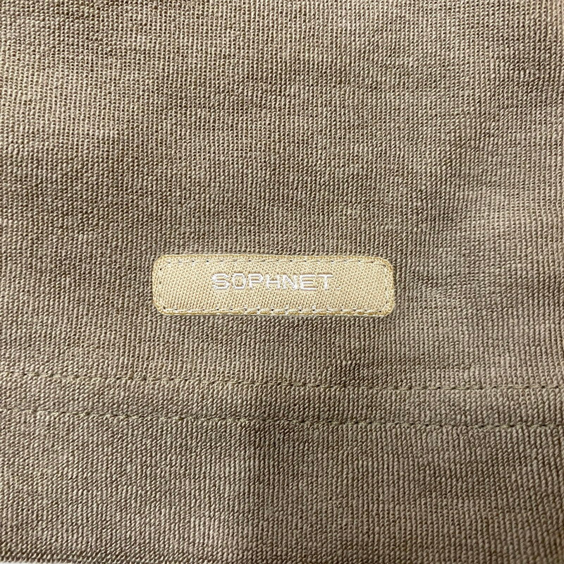 【中古品】【メンズ】 SOPHNET. ソフネット ALBINI ORGANIC PILE CREWNECK L/S TEE SOPH-240041 アルビニ オーガニック パイル クルーネック ロングスリーブTシャツ 長袖トップス 142-261019-ss-06-teih サイズ：L カラー：オリーブ 万代Net店