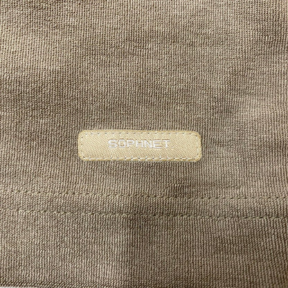 【中古品】【メンズ】 SOPHNET. ソフネット ALBINI ORGANIC PILE CREWNECK L/S TEE SOPH-240041 アルビニ オーガニック パイル クルーネック ロングスリーブTシャツ 長袖トップス 142-261019-ss-06-teih サイズ：L カラー：オリーブ 万代Net店