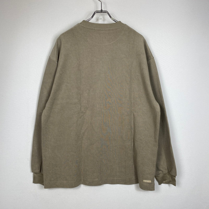 【中古品】【メンズ】 SOPHNET. ソフネット ALBINI ORGANIC PILE CREWNECK L/S TEE SOPH-240041 アルビニ オーガニック パイル クルーネック ロングスリーブTシャツ 長袖トップス 142-261019-ss-06-teih サイズ：L カラー：オリーブ 万代Net店