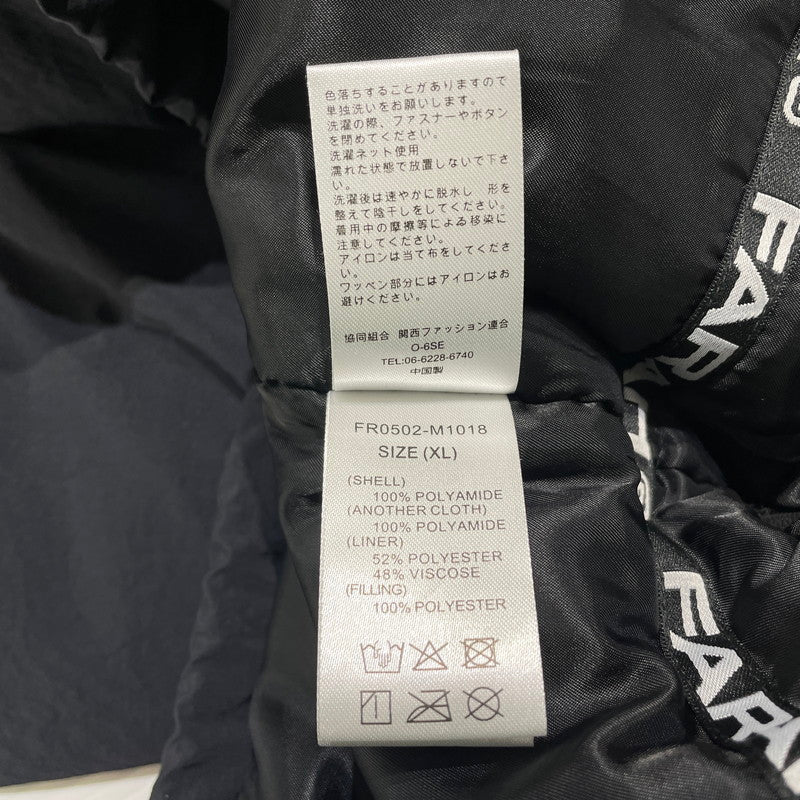 【中古品】【メンズ】 FARAH ファーラー PUFFER JACKET FR0502-M1018 パファージャケット アウター 中綿ジャケット 140-261014-yo-08-teih サイズ：XL カラー：ネイビー 万代Net店