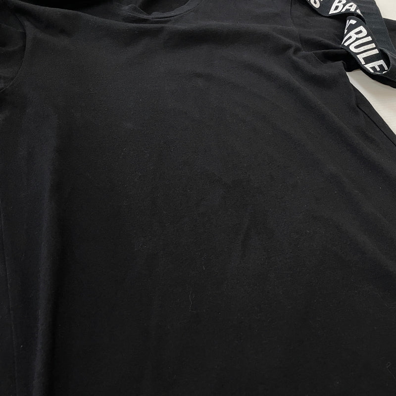 【中古品】【レディース】 YOHJI YAMAMOTO ヨウジヤマモト BR TAPE ONE PIECE NH-T55-072 ビーアール テープ ワンピース 半袖 170-261015-sa-24-teih サイズ：2 カラー：ブラック 万代Net店