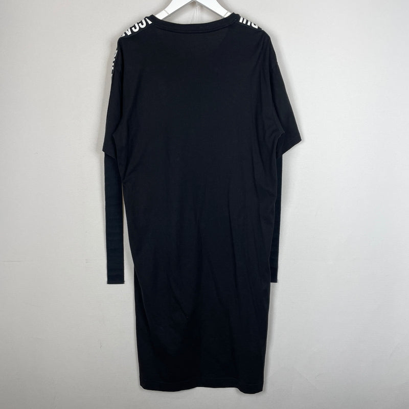 【中古品】【レディース】 YOHJI YAMAMOTO ヨウジヤマモト BR TAPE ONE PIECE NH-T55-072 ビーアール テープ ワンピース 半袖 170-261015-sa-24-teih サイズ：2 カラー：ブラック 万代Net店