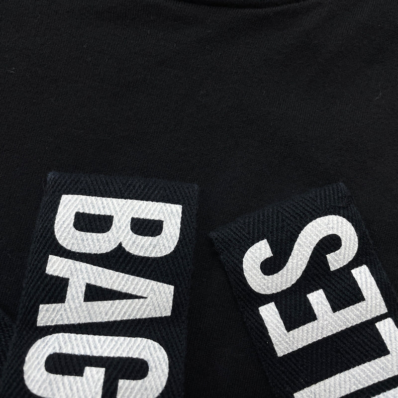 【中古品】【レディース】 YOHJI YAMAMOTO ヨウジヤマモト BR TAPE ONE PIECE NH-T55-072 ビーアール テープ ワンピース 半袖 170-261015-sa-24-teih サイズ：2 カラー：ブラック 万代Net店