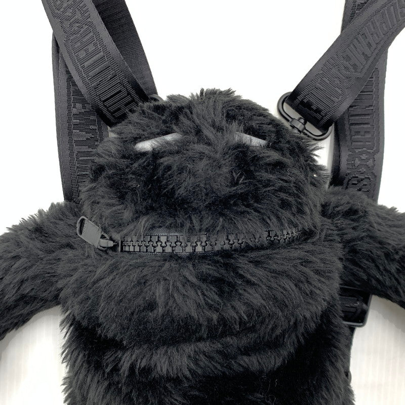 【中古品】【メンズ】 Supreme シュプリーム × BOUNTY HUNTER バウンティーハンター 別注 コラボ BACKPACK バックパック カバン リュックサック もじゃるくん 188-261016-ko-05-teih カラー：ブラック 万代Net店