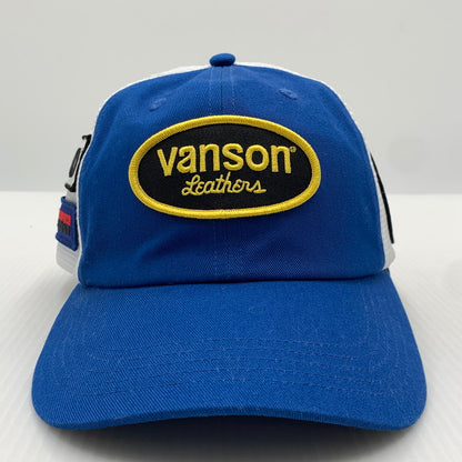 【中古品】【メンズ】 Supreme シュプリーム × HYSTERIC GLAMOUR ヒステリックグラマー × VANSON バンソン 別注 コラボ MESH BACK ６PANEL メッシュバック 6パネル キャップ 帽子 185-261016-ko-12-teih カラー：ブルー/ホワイト 万代Net店