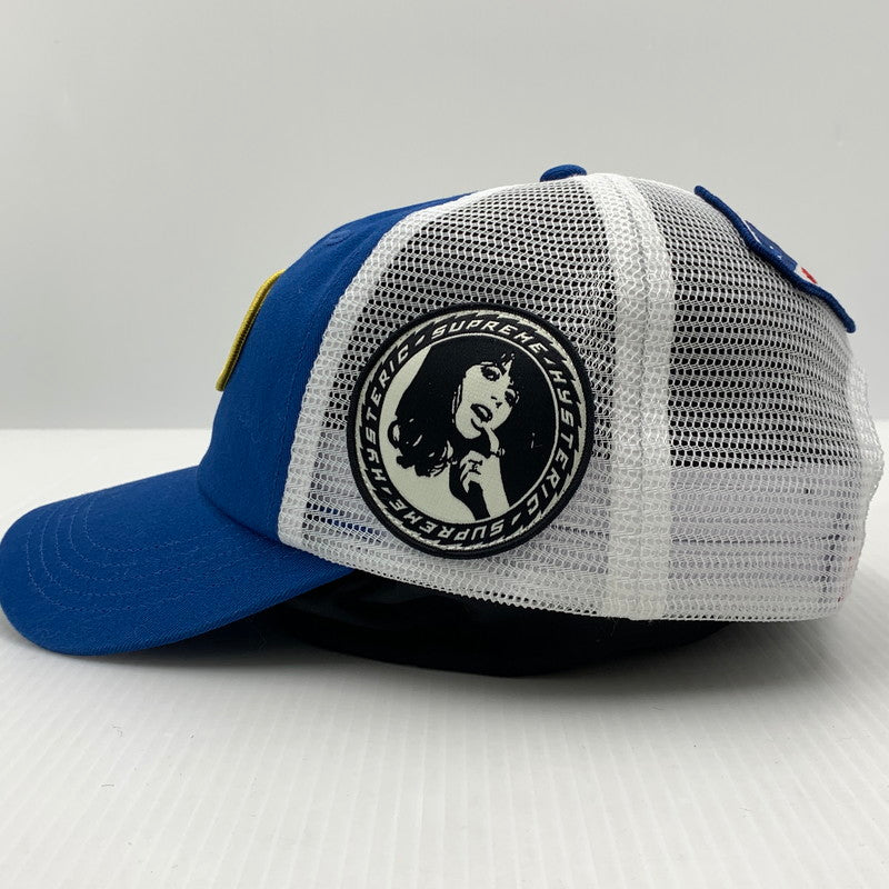 【中古品】【メンズ】 Supreme シュプリーム × HYSTERIC GLAMOUR ヒステリックグラマー × VANSON バンソン 別注 コラボ MESH BACK ６PANEL メッシュバック 6パネル キャップ 帽子 185-261016-ko-12-teih カラー：ブルー/ホワイト 万代Net店