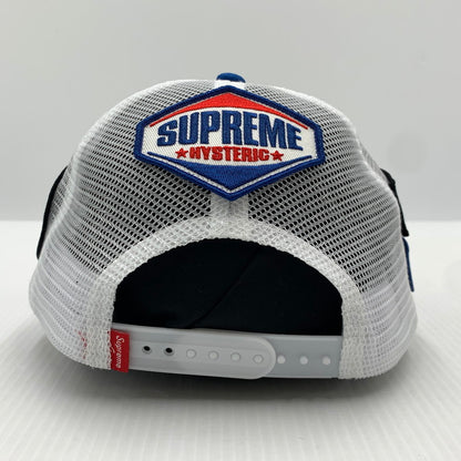 【中古品】【メンズ】 Supreme シュプリーム × HYSTERIC GLAMOUR ヒステリックグラマー × VANSON バンソン 別注 コラボ MESH BACK ６PANEL メッシュバック 6パネル キャップ 帽子 185-261016-ko-12-teih カラー：ブルー/ホワイト 万代Net店