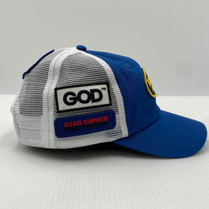 【中古品】【メンズ】 Supreme シュプリーム × HYSTERIC GLAMOUR ヒステリックグラマー × VANSON バンソン 別注 コラボ MESH BACK ６PANEL メッシュバック 6パネル キャップ 帽子 185-261016-ko-12-teih カラー：ブルー/ホワイト 万代Net店