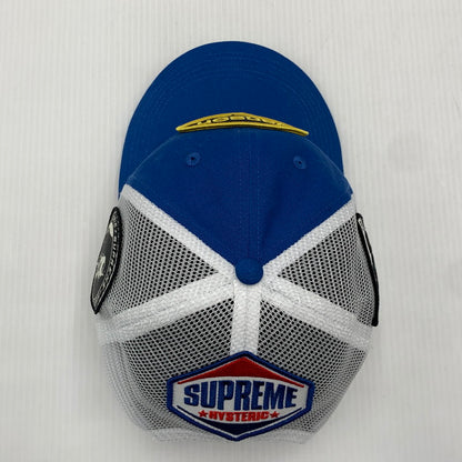 【中古品】【メンズ】 Supreme シュプリーム × HYSTERIC GLAMOUR ヒステリックグラマー × VANSON バンソン 別注 コラボ MESH BACK ６PANEL メッシュバック 6パネル キャップ 帽子 185-261016-ko-12-teih カラー：ブルー/ホワイト 万代Net店