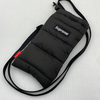 【中古品】【メンズ】 Supreme シュプリーム 22AW PUFFER NECK POUCH パファー ネック ポーチ カバン キルティング 188-261016-ko-14-teih カラー：ブラック 万代Net店