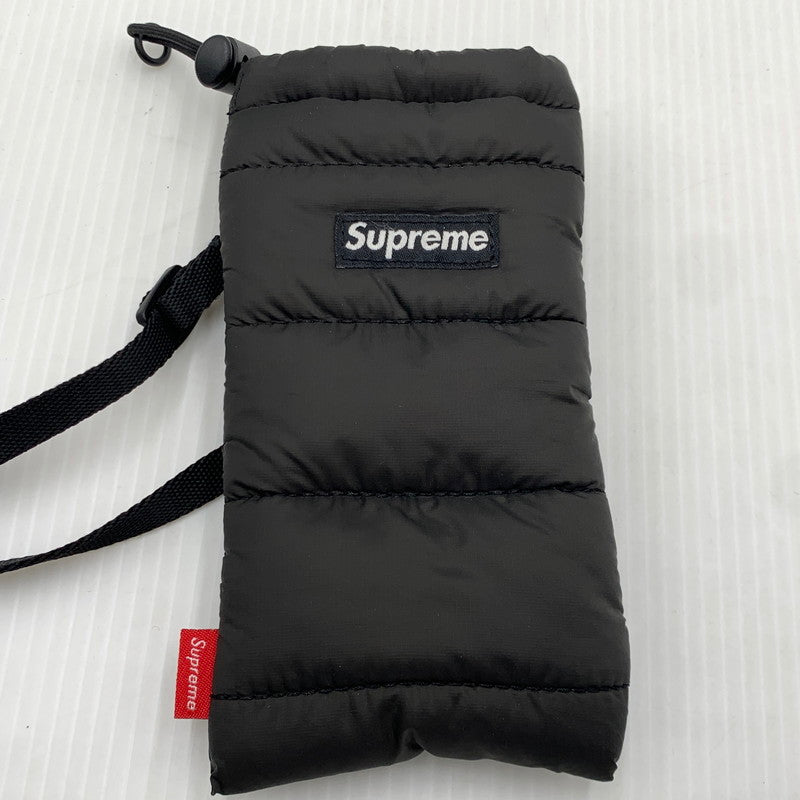 【中古品】【メンズ】 Supreme シュプリーム 22AW PUFFER NECK POUCH パファー ネック ポーチ カバン キルティング 188-261016-ko-14-teih カラー：ブラック 万代Net店