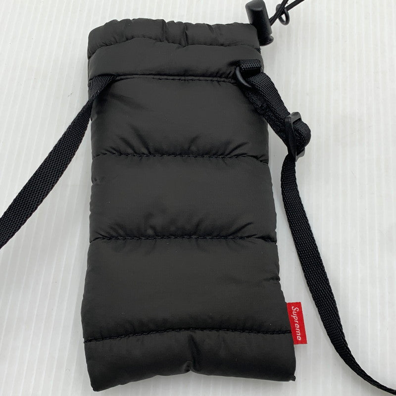 【中古品】【メンズ】 Supreme シュプリーム 22AW PUFFER NECK POUCH パファー ネック ポーチ カバン キルティング 188-261016-ko-14-teih カラー：ブラック 万代Net店