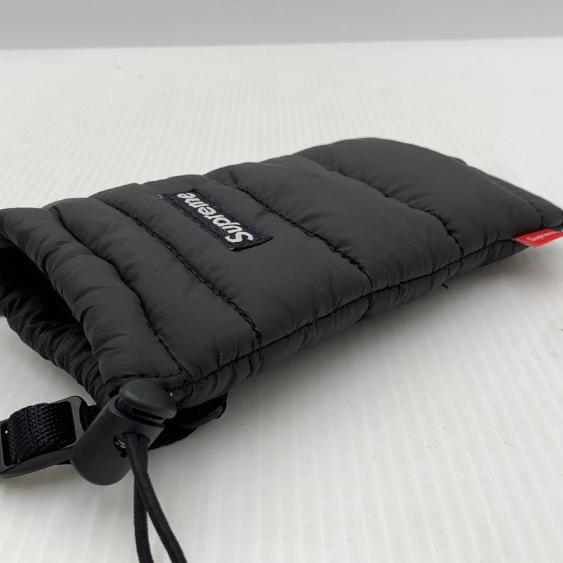 【中古品】【メンズ】 Supreme シュプリーム 22AW PUFFER NECK POUCH パファー ネック ポーチ カバン キルティング 188-261016-ko-14-teih カラー：ブラック 万代Net店