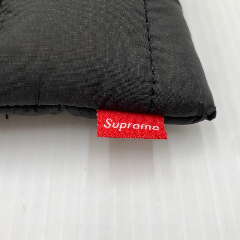 【中古品】【メンズ】 Supreme シュプリーム 22AW PUFFER NECK POUCH パファー ネック ポーチ カバン キルティング 188-261016-ko-14-teih カラー：ブラック 万代Net店
