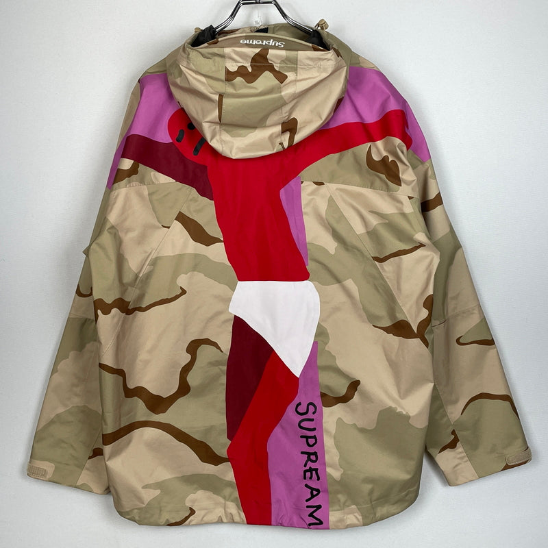 【中古品】【メンズ】 SUPREME シュプリーム 22AW GONZ GORE－TEX SHELL JACKET 2022年秋冬 ゴンズ ゴアテックス シェル ジャケット アウター 149-261015-sa-06-teih サイズ：L カラー：カモ柄 万代Net店