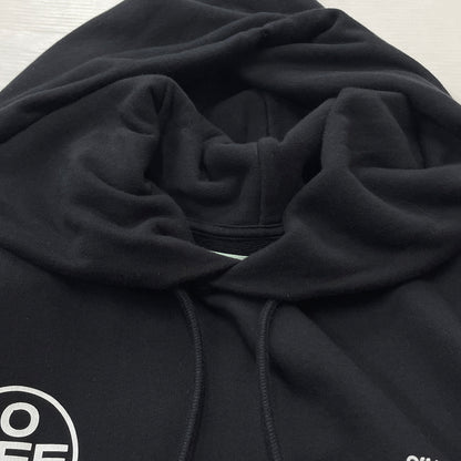 【中古品】【メンズ】 OFFWHITE オフ ホワイト LANDSCAPE ARROW HOODIE OMBB034T19D25104 ランドスケープ アロー フーディ プルオーバーパーカー 142-261015-sa-14-teih サイズ：XXL カラー：ブラック 万代Net店