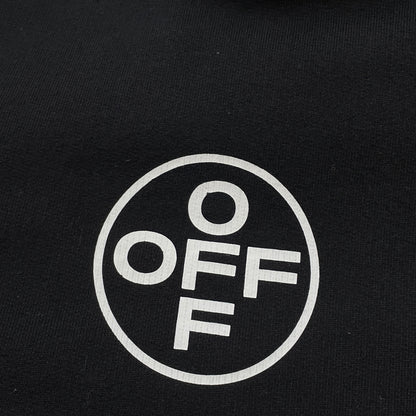 【中古品】【メンズ】 OFFWHITE オフ ホワイト LANDSCAPE ARROW HOODIE OMBB034T19D25104 ランドスケープ アロー フーディ プルオーバーパーカー 142-261015-sa-14-teih サイズ：XXL カラー：ブラック 万代Net店