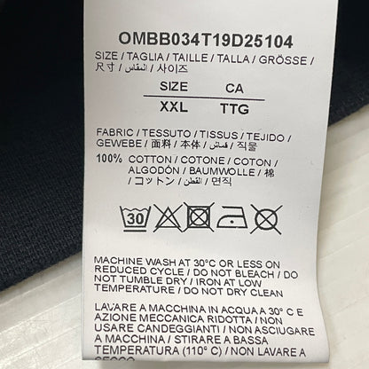 【中古品】【メンズ】 OFFWHITE オフ ホワイト LANDSCAPE ARROW HOODIE OMBB034T19D25104 ランドスケープ アロー フーディ プルオーバーパーカー 142-261015-sa-14-teih サイズ：XXL カラー：ブラック 万代Net店
