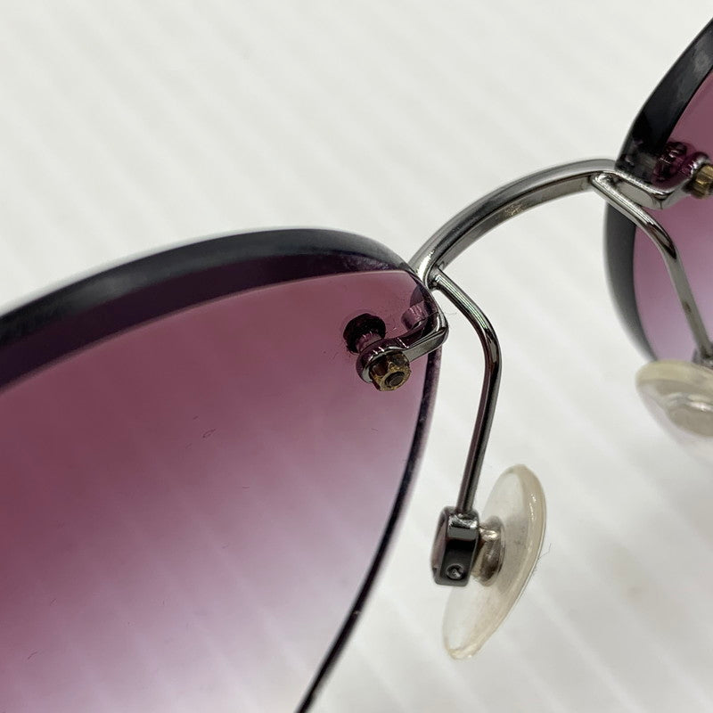 【中古品】【メンズ/レディース】 CHANEL シャネル RIMLESS SUNGLASSES 4220 リムレス サングラス アイウェア カットレンズ 182-261014-ko-08-teih サイズ：62□15-135 カラー：シルバーカラー/ブラック/フレーム 万代Net店