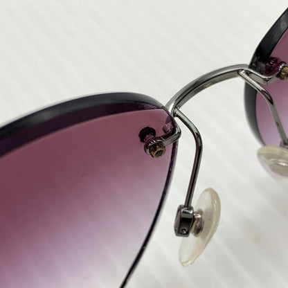 【中古品】【メンズ/レディース】 CHANEL シャネル RIMLESS SUNGLASSES 4220 リムレス サングラス アイウェア カットレンズ 182-261014-ko-08-teih サイズ：62□15-135 カラー：シルバーカラー/ブラック/フレーム 万代Net店