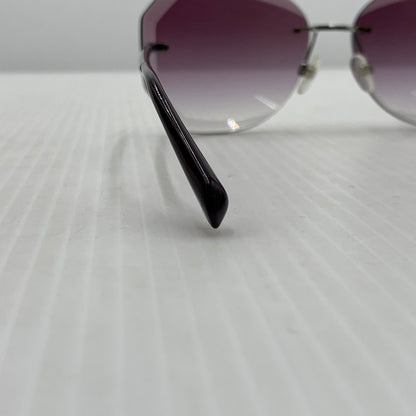 【中古品】【メンズ/レディース】 CHANEL シャネル RIMLESS SUNGLASSES 4220 リムレス サングラス アイウェア カットレンズ 182-261014-ko-08-teih サイズ：62□15-135 カラー：シルバーカラー/ブラック/フレーム 万代Net店