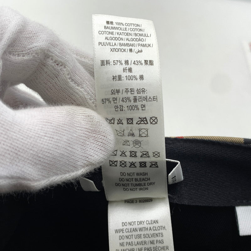 【中古品】【メンズ】 BURBERRY バーバリー VINTAGE CHECK BASEBALL CAP 8026929 ヴィンテージチェック ベースボールキャップ 帽子 183-261016-ko-11-teih サイズ：L カラー：ベージュ系 万代Net店