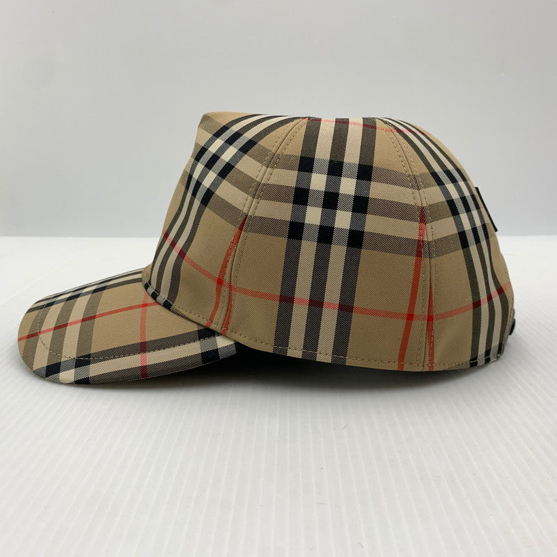 【中古品】【メンズ】 BURBERRY バーバリー VINTAGE CHECK BASEBALL CAP 8026929 ヴィンテージチェック ベースボールキャップ 帽子 183-261016-ko-11-teih サイズ：L カラー：ベージュ系 万代Net店