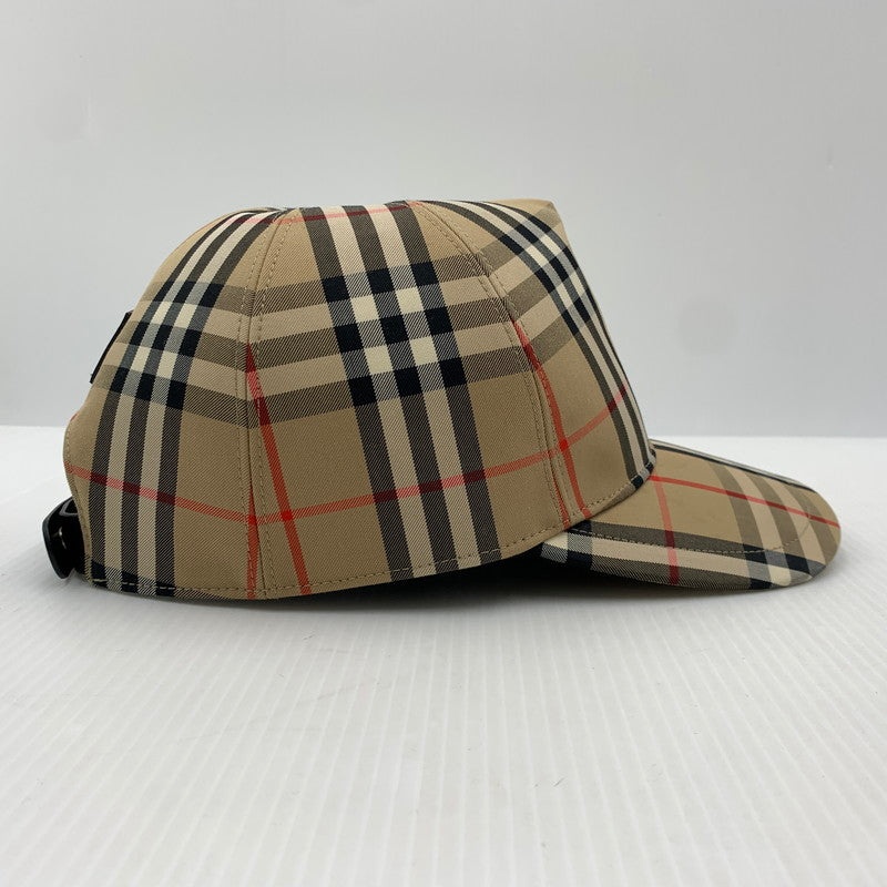 【中古品】【メンズ】 BURBERRY バーバリー VINTAGE CHECK BASEBALL CAP 8026929 ヴィンテージチェック ベースボールキャップ 帽子 183-261016-ko-11-teih サイズ：L カラー：ベージュ系 万代Net店