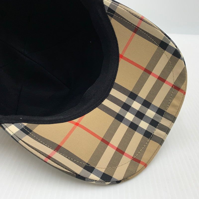 【中古品】【メンズ】 BURBERRY バーバリー VINTAGE CHECK BASEBALL CAP 8026929 ヴィンテージチェック ベースボールキャップ 帽子 183-261016-ko-11-teih サイズ：L カラー：ベージュ系 万代Net店
