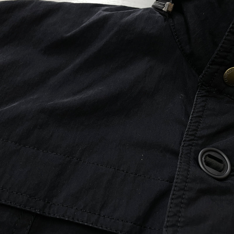 【現状渡し品】【メンズ】 NFL エヌエフエル STAND-NECK HOODED JACKET "RAIDERS" STANDネック フーデッド ジャケット レイダース アウター 145-261015-sa-05-teih サイズ：F カラー：ブラック 万代Net店