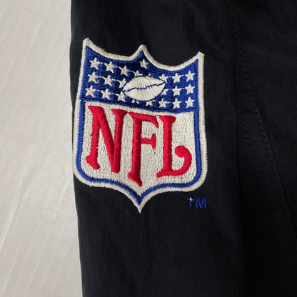 【現状渡し品】【メンズ】 NFL エヌエフエル STAND-NECK HOODED JACKET "RAIDERS" STANDネック フーデッド ジャケット レイダース アウター 145-261015-sa-05-teih サイズ：F カラー：ブラック 万代Net店