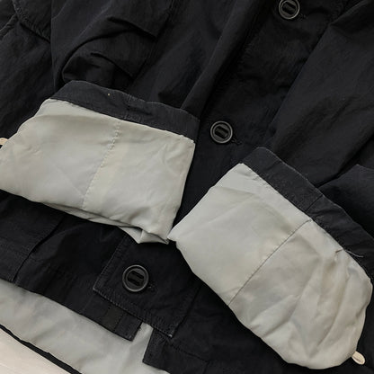 【現状渡し品】【メンズ】 NFL エヌエフエル STAND-NECK HOODED JACKET "RAIDERS" STANDネック フーデッド ジャケット レイダース アウター 145-261015-sa-05-teih サイズ：F カラー：ブラック 万代Net店