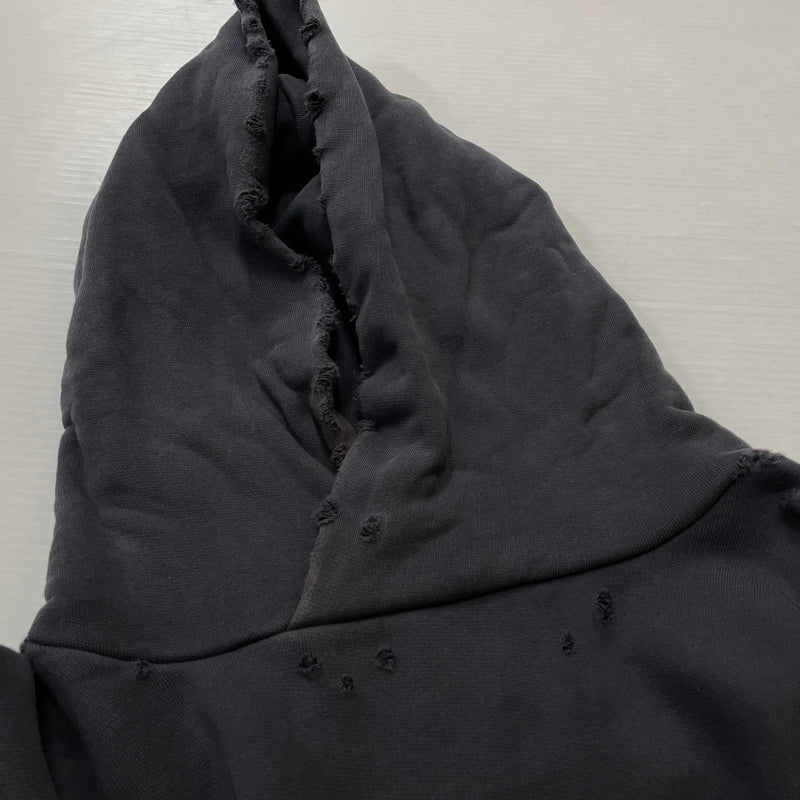 【現状渡し品】【メンズ】 BALENCIAGA バレンシアガ 803265 TRVU7 OPTICAL HOODIE LARGE FIT HOODIE オプティカルラージ フィット フーデ プルオーバーパーカー 141-261015-sa-16-teih サイズ：XS カラー：グレー 万代Net店