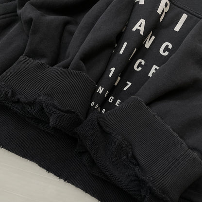 【現状渡し品】【メンズ】 BALENCIAGA バレンシアガ 803265 TRVU7 OPTICAL HOODIE LARGE FIT HOODIE オプティカルラージ フィット フーデ プルオーバーパーカー 141-261015-sa-16-teih サイズ：XS カラー：グレー 万代Net店