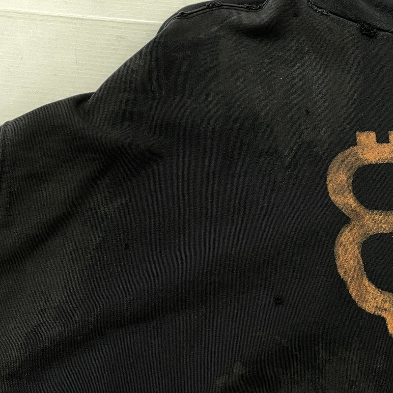 【現状渡し品】【メンズ】 BALENCIAGA バレンシアガ TOVN7 22AW BB CRYPTO COIN HOODIE 742603 20220年秋冬 ビービー クリプト コイン フーディ プルオーバーパーカー 141-261015-sa-17-teih サイズ：XL カラー：ブラック 万代Net店