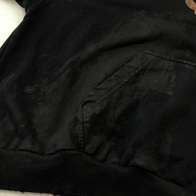 【現状渡し品】【メンズ】 BALENCIAGA バレンシアガ TOVN7 22AW BB CRYPTO COIN HOODIE 742603 20220年秋冬 ビービー クリプト コイン フーディ プルオーバーパーカー 141-261015-sa-17-teih サイズ：XL カラー：ブラック 万代Net店