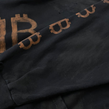 【現状渡し品】【メンズ】 BALENCIAGA バレンシアガ TOVN7 22AW BB CRYPTO COIN HOODIE 742603 20220年秋冬 ビービー クリプト コイン フーディ プルオーバーパーカー 141-261015-sa-17-teih サイズ：XL カラー：ブラック 万代Net店