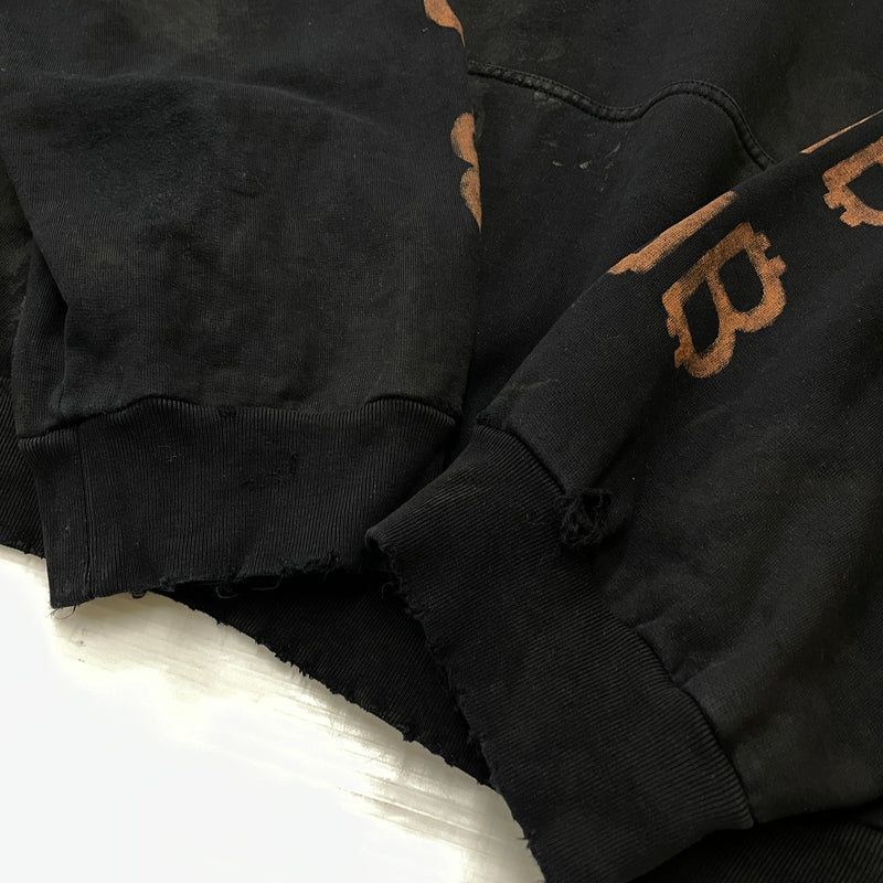 【現状渡し品】【メンズ】 BALENCIAGA バレンシアガ TOVN7 22AW BB CRYPTO COIN HOODIE 742603 20220年秋冬 ビービー クリプト コイン フーディ プルオーバーパーカー 141-261015-sa-17-teih サイズ：XL カラー：ブラック 万代Net店