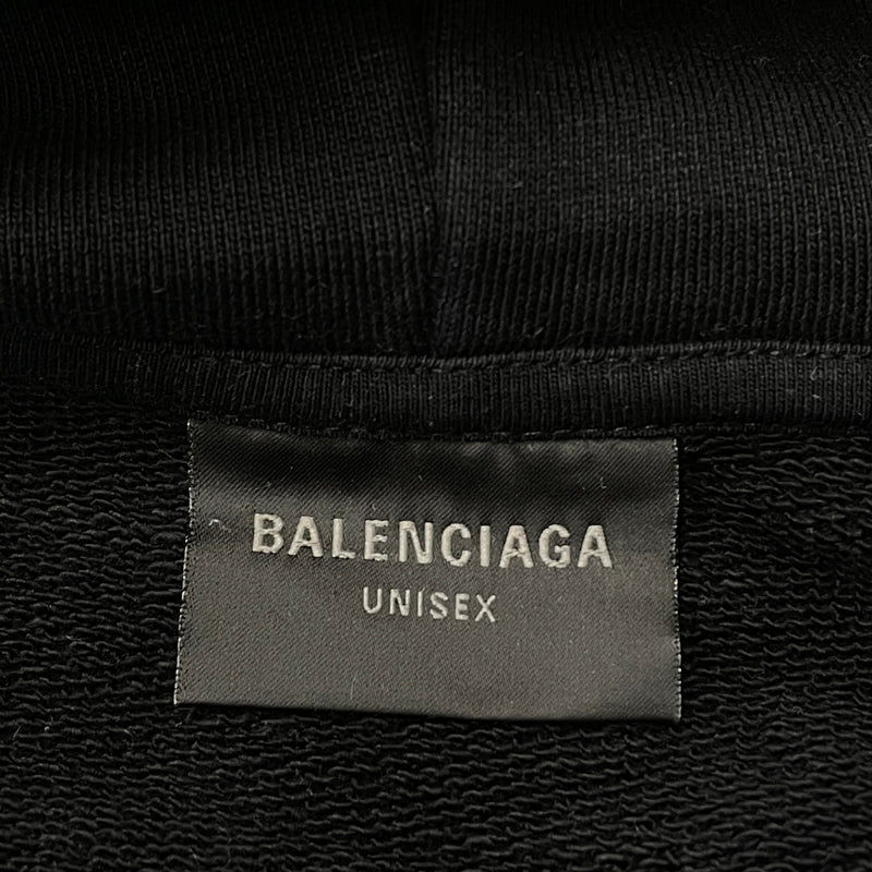 【現状渡し品】【メンズ】 BALENCIAGA バレンシアガ TOVN7 22AW BB CRYPTO COIN HOODIE 742603 20220年秋冬 ビービー クリプト コイン フーディ プルオーバーパーカー 141-261015-sa-17-teih サイズ：XL カラー：ブラック 万代Net店