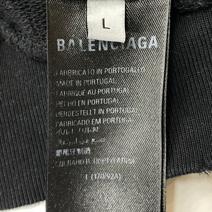 【現状渡し品】【メンズ】 BALENCIAGA バレンシアガ TOVN7 22AW BB CRYPTO COIN HOODIE 742603 20220年秋冬 ビービー クリプト コイン フーディ プルオーバーパーカー 141-261015-sa-17-teih サイズ：XL カラー：ブラック 万代Net店