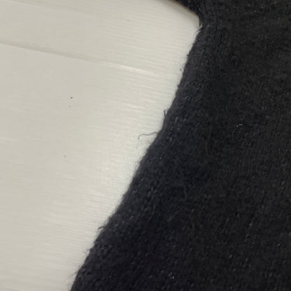 【現状渡し品】【メンズ】 ASKYURSELF BRUSHED CROSS KNIT アスクユアセル ブラッシュド クロス ニット 長袖 トップス 142-261015-sa-18-teih サイズ：XL カラー：ブラック 万代Net店