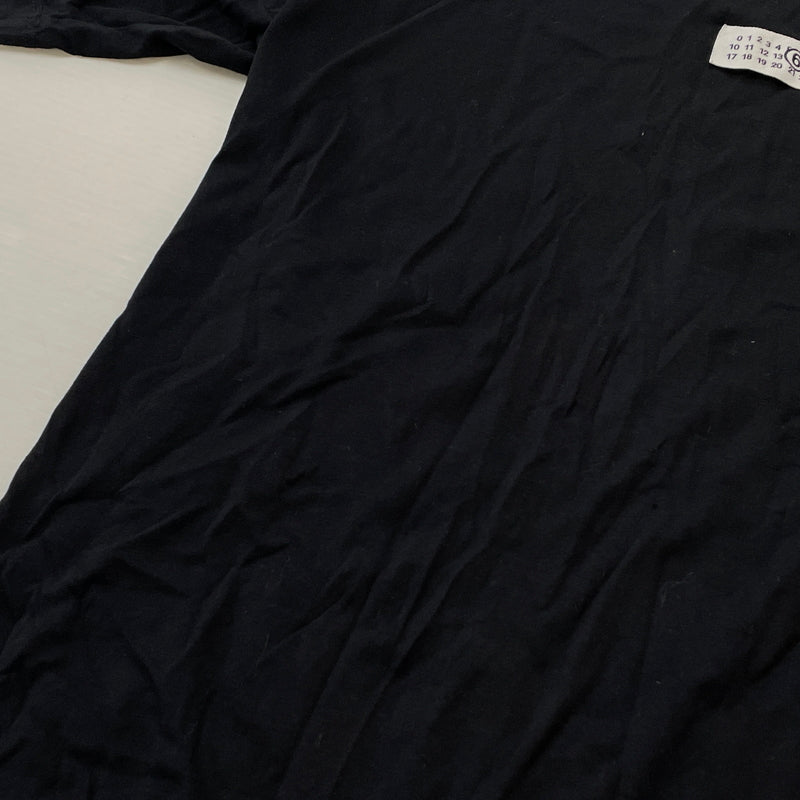 【中古品】【メンズ】 MM6 MAISON MARGIELA エムエムシックス メゾン マルジェラ NUMBERING LOGO TEE SH0GC0033 S24312 ナンバリング ロゴ Tシャツ 半袖 トップス 141-261015-sa-23-teih サイズ：S カラー：ブラック 万代Net店