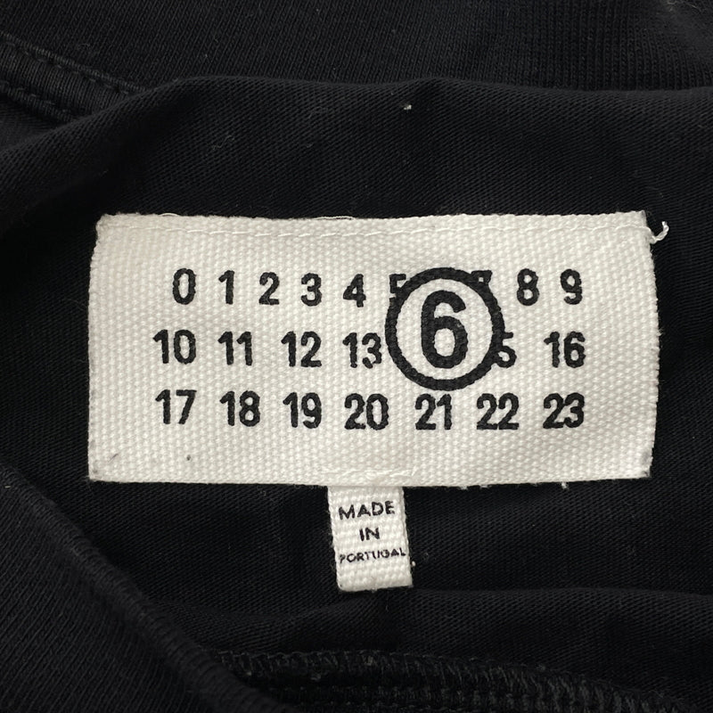 【中古品】【メンズ】 MM6 MAISON MARGIELA エムエムシックス メゾン マルジェラ NUMBERING LOGO TEE SH0GC0033 S24312 ナンバリング ロゴ Tシャツ 半袖 トップス 141-261015-sa-23-teih サイズ：S カラー：ブラック 万代Net店