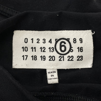 【中古品】【メンズ】 MM6 MAISON MARGIELA エムエムシックス メゾン マルジェラ NUMBERING LOGO TEE SH0GC0033 S24312 ナンバリング ロゴ Tシャツ 半袖 トップス 141-261015-sa-23-teih サイズ：S カラー：ブラック 万代Net店