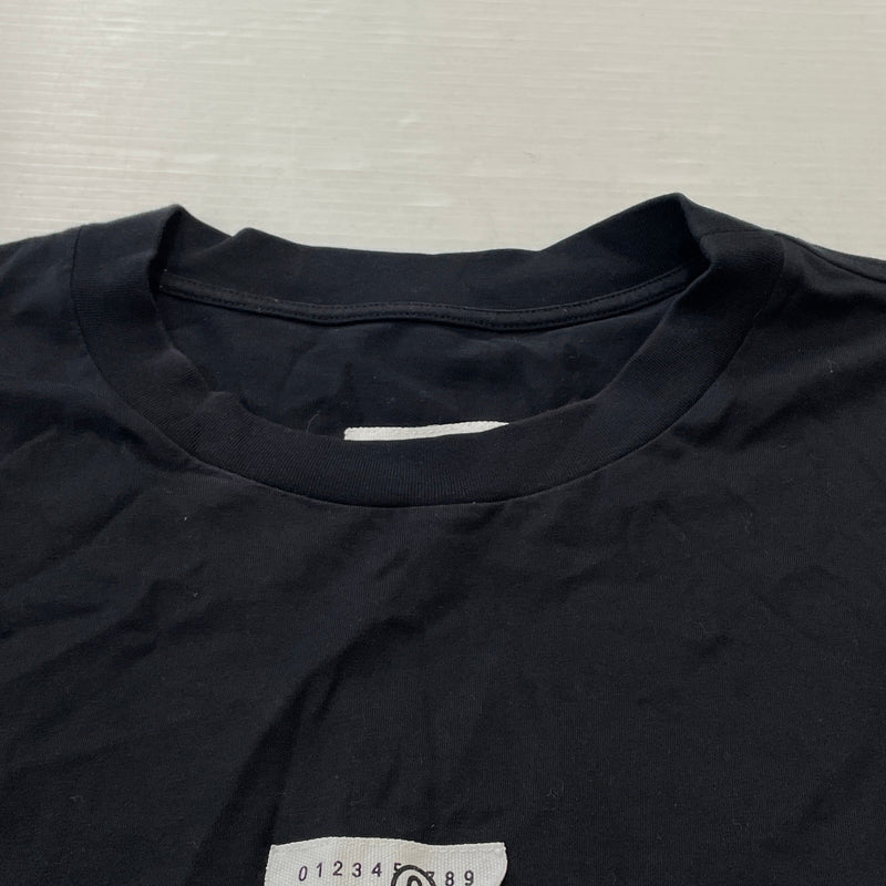【中古品】【メンズ】 MM6 MAISON MARGIELA エムエムシックス メゾン マルジェラ NUMBERING LOGO TEE SH0GC0033 S24312 ナンバリング ロゴ Tシャツ 半袖 トップス 141-261015-sa-23-teih サイズ：S カラー：ブラック 万代Net店