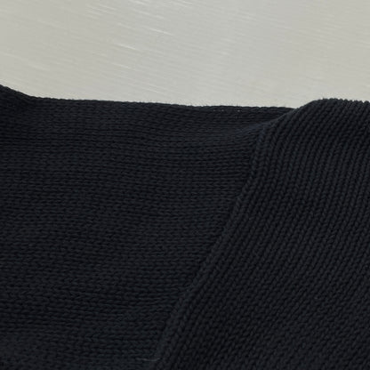 【中古品】【メンズ】 ASKYURSELF アスクユアセルフ × LAST NEST ラストネスト 別注コラボ CHAIN KNIT チェーン ニット 長袖 トップス 142-261015-sa-19-teih サイズ：L カラー：ブラック 万代Net店