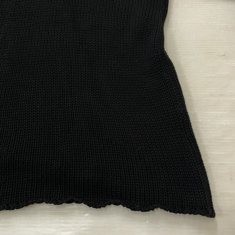 【中古品】【メンズ】 ASKYURSELF アスクユアセルフ × LAST NEST ラストネスト 別注コラボ CHAIN KNIT チェーン ニット 長袖 トップス 142-261015-sa-19-teih サイズ：L カラー：ブラック 万代Net店
