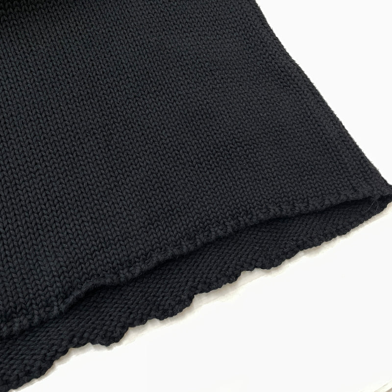 【中古品】【メンズ】 ASKYURSELF アスクユアセルフ × LAST NEST ラストネスト 別注コラボ CHAIN KNIT チェーン ニット 長袖 トップス 142-261015-sa-19-teih サイズ：L カラー：ブラック 万代Net店